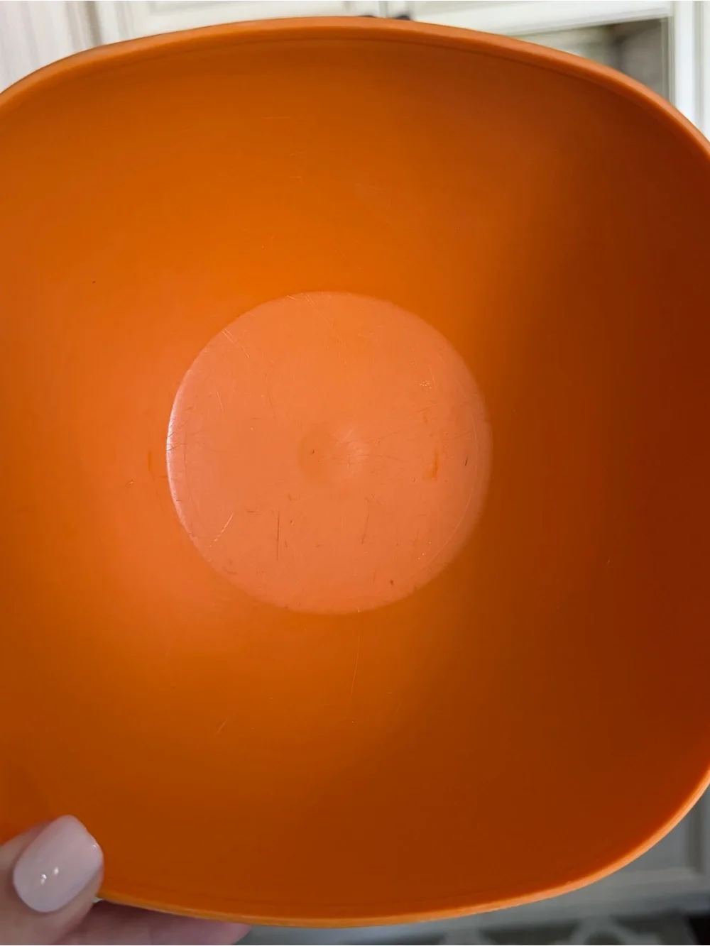 Vintage Tupperware Stackable Orange and Yellow Bowls with Lids